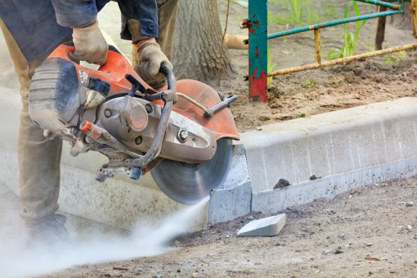 Concrete Curb Cutting in Encinitas